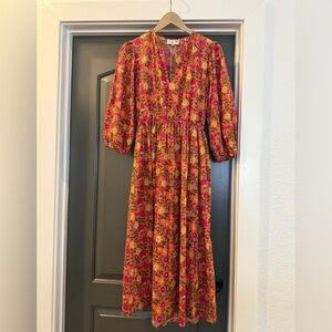 Mille Celeste Dress in Passionfruit